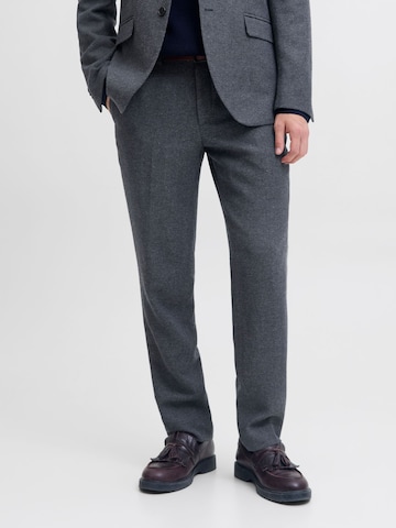 Coupe slim Pantalon à pince 'MARTIN' JACK & JONES en bleu : devant