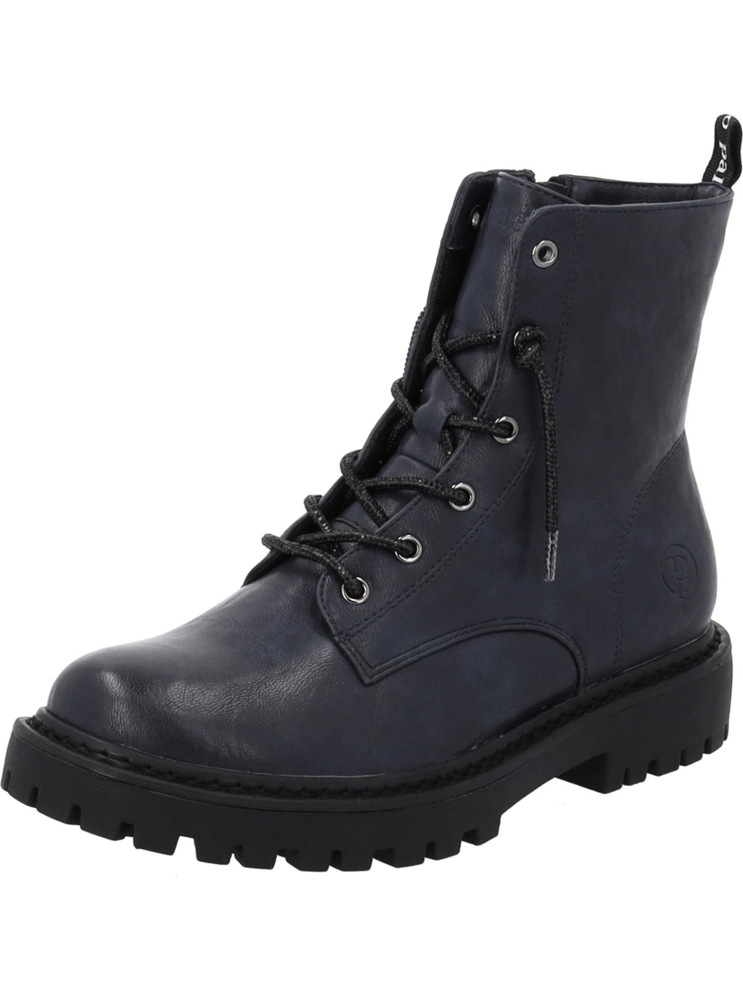 Palado Lace-up bootie 'Sideros Spark' in Blue: front