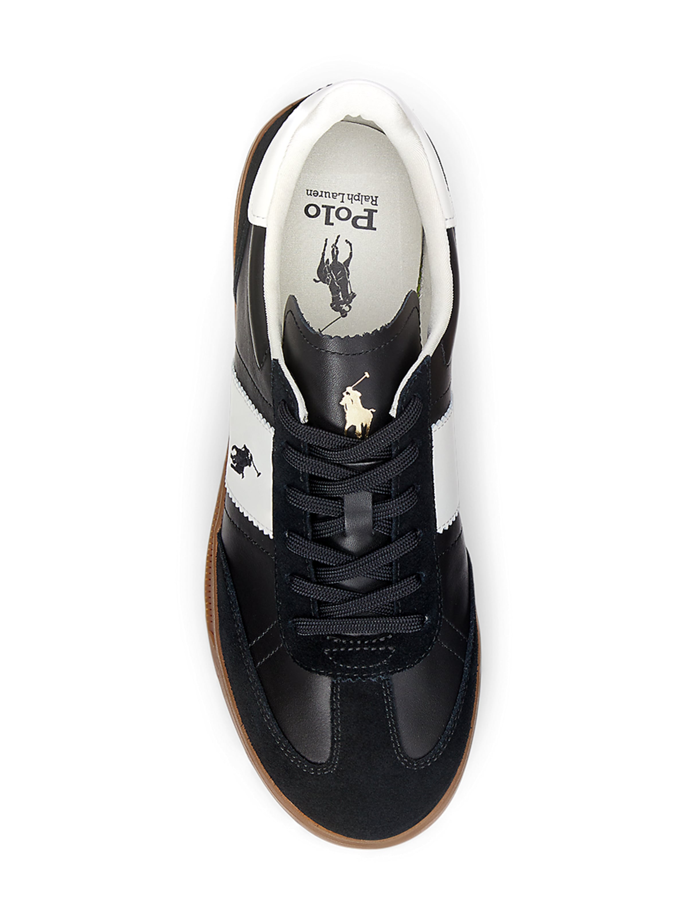 Polo Ralph Lauren Sneakers laag 'HRT AERA' in Zwart