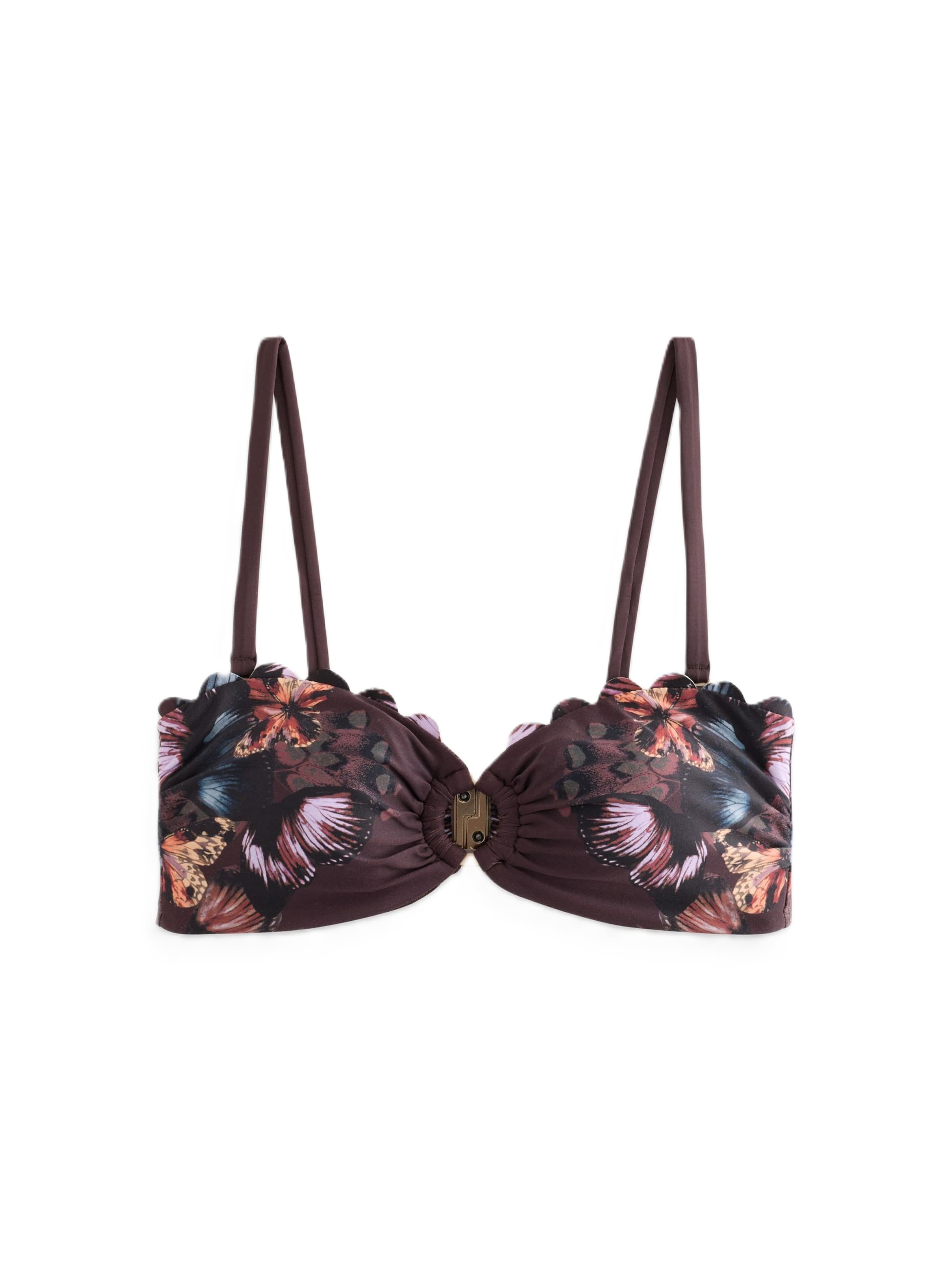 B by Ted Baker Μπαντό Τοπ μπικίνι σε καφέ: μπροστά
