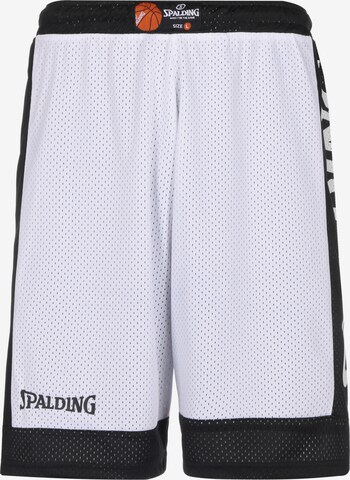 SPALDING Workout Pants in Black: front