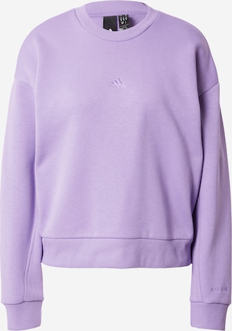 ADIDAS SPORTSWEAR Športna majica 'All Szn Fleece' | vijolična barva: sprednja stran