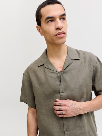 JACK & JONES Классический крой Рубашка 'JPRBLALAWRENCE' в Серый