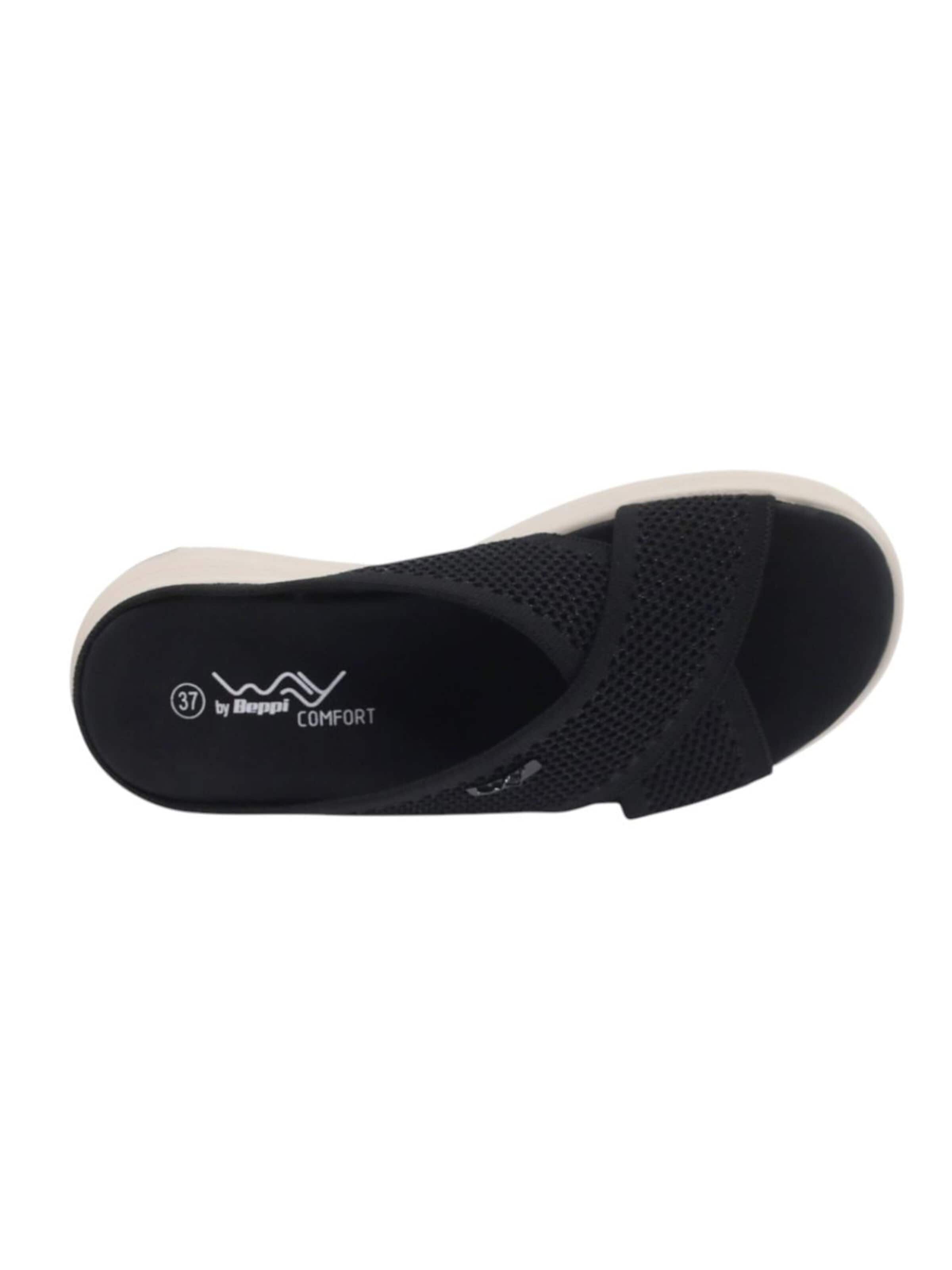 Beppi - Zapatos abiertos en negro