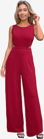 Cupshe Jumpsuit 'sleeveless' in Red: front