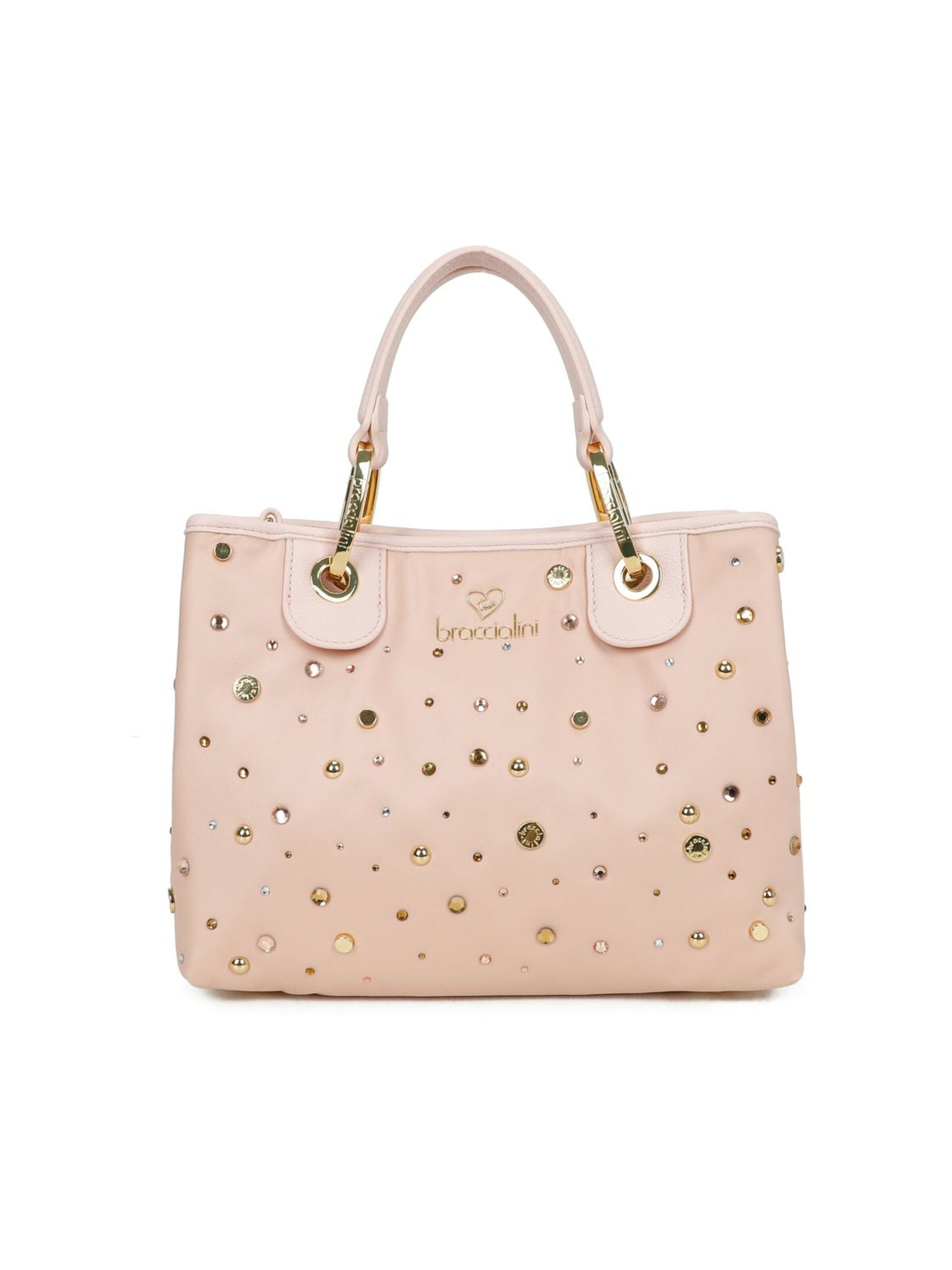 Borsa a mano 'Beth Strass' di Braccialini in rosa: frontale