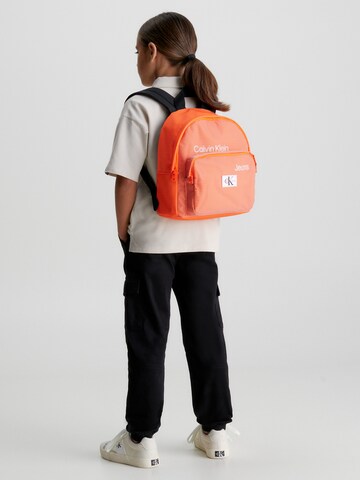 Calvin Klein Jeans Backpack 'Seasonal' in Orange