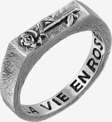 Haze&Glory Ring 'Rose' in Silver: front