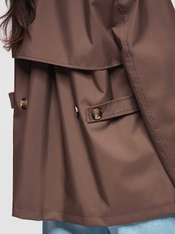 Ombre Übergangsmantel‌‌‌‌‌‌‌‌‌‌ in Braun
