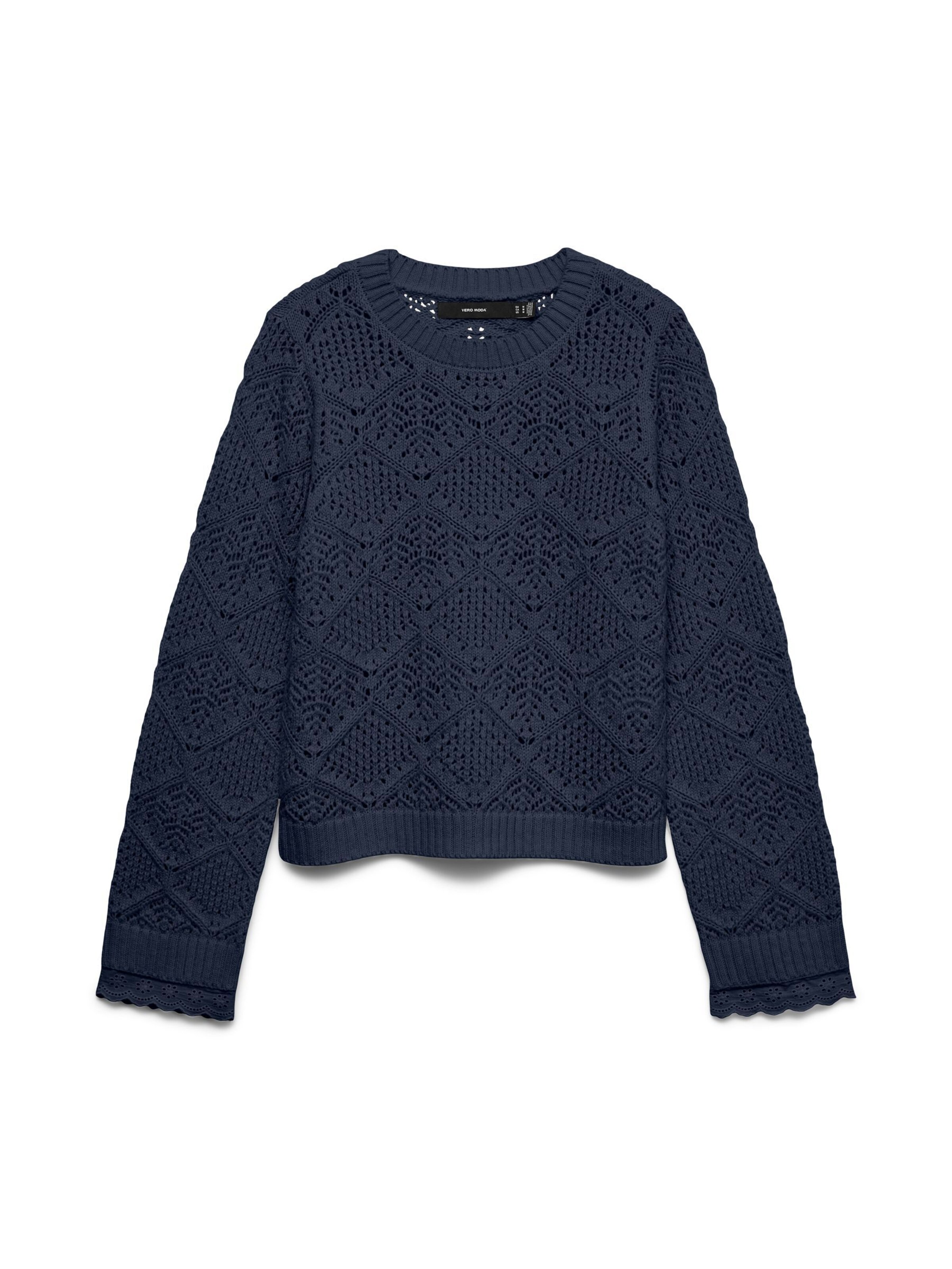 VERO MODA Pull-over 'VMSusana' en bleu marine, Vue avec produit