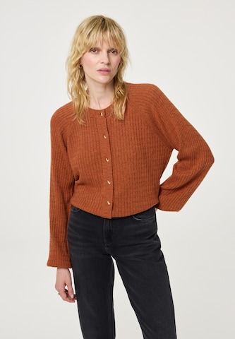 Cardigan Fabienne Chapot en marron : devant