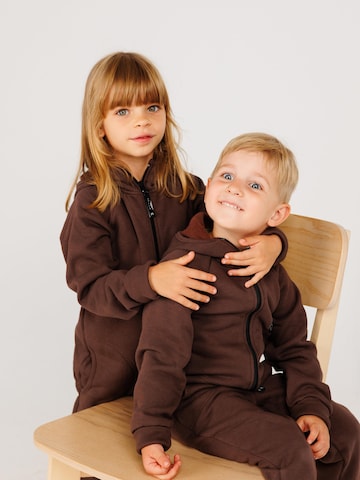 MANUL Overall 'Brownie by MANUL - Basic BackZip' in Braun