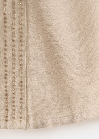 MANGO TEEN Between-Season Jacket 'Feli' in Beige