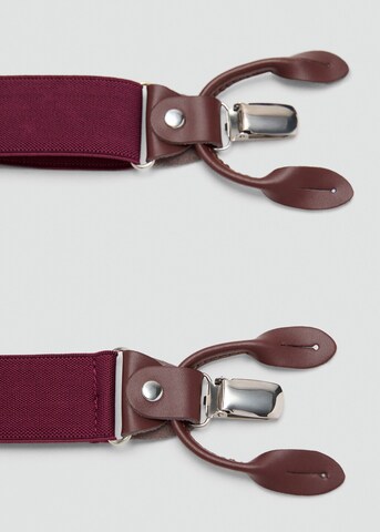 MANGO MAN Suspenders 'Suspende' in Red