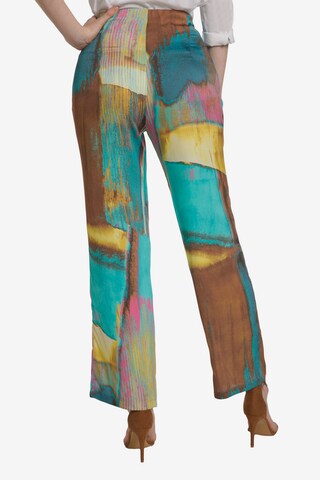Wide Leg Pantalon Ulla Popken en mélange de couleurs