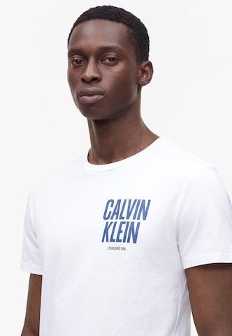 balts Calvin Klein Jeans T-Krekls '30S'