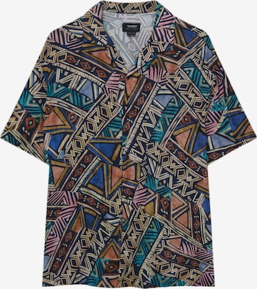 Pull&Bear Regularny krój Koszula w kolorze mieszane kolory: przód
