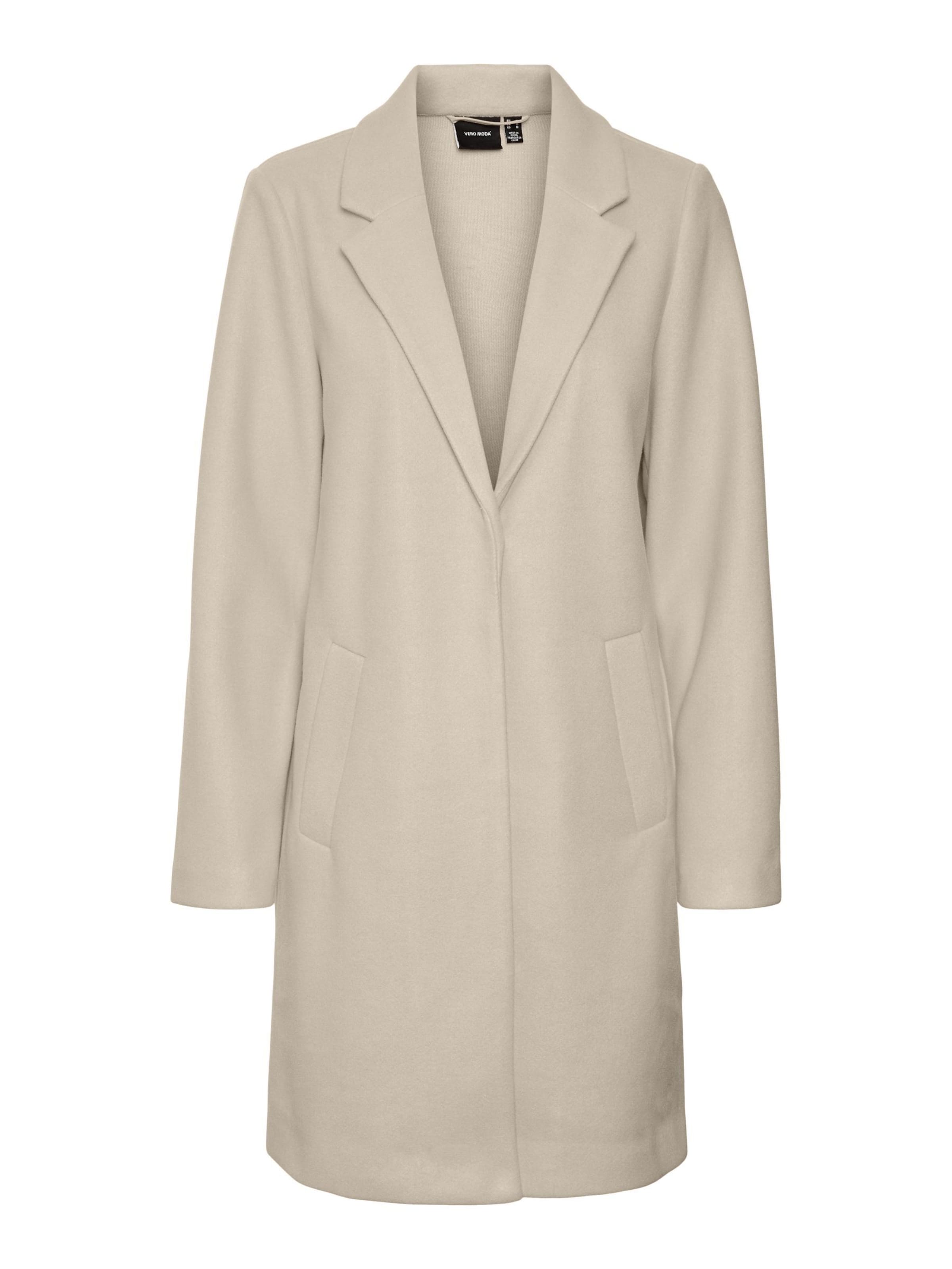 VERO MODA Mantel 'VMPop' in Beige: Vorderseite