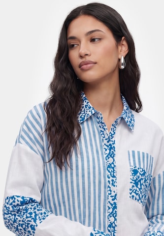 Chemisier faina en bleu