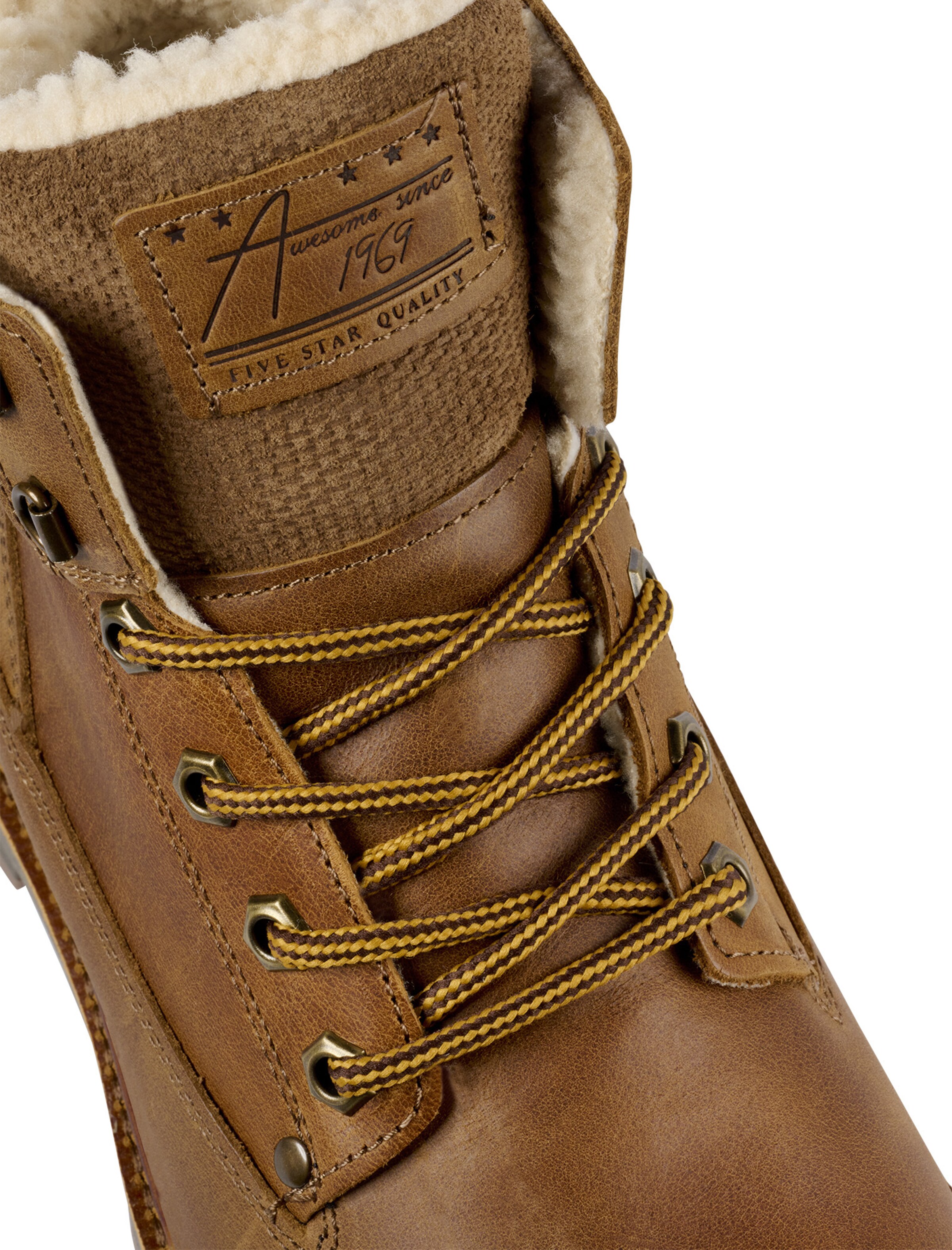 Bottines à lacets BULLBOXER en marron
