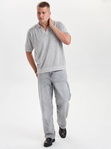 Dxnmxrk - Loosefit Vaquero 'DXHector Relaxed Fit Jeans Grey' en gris