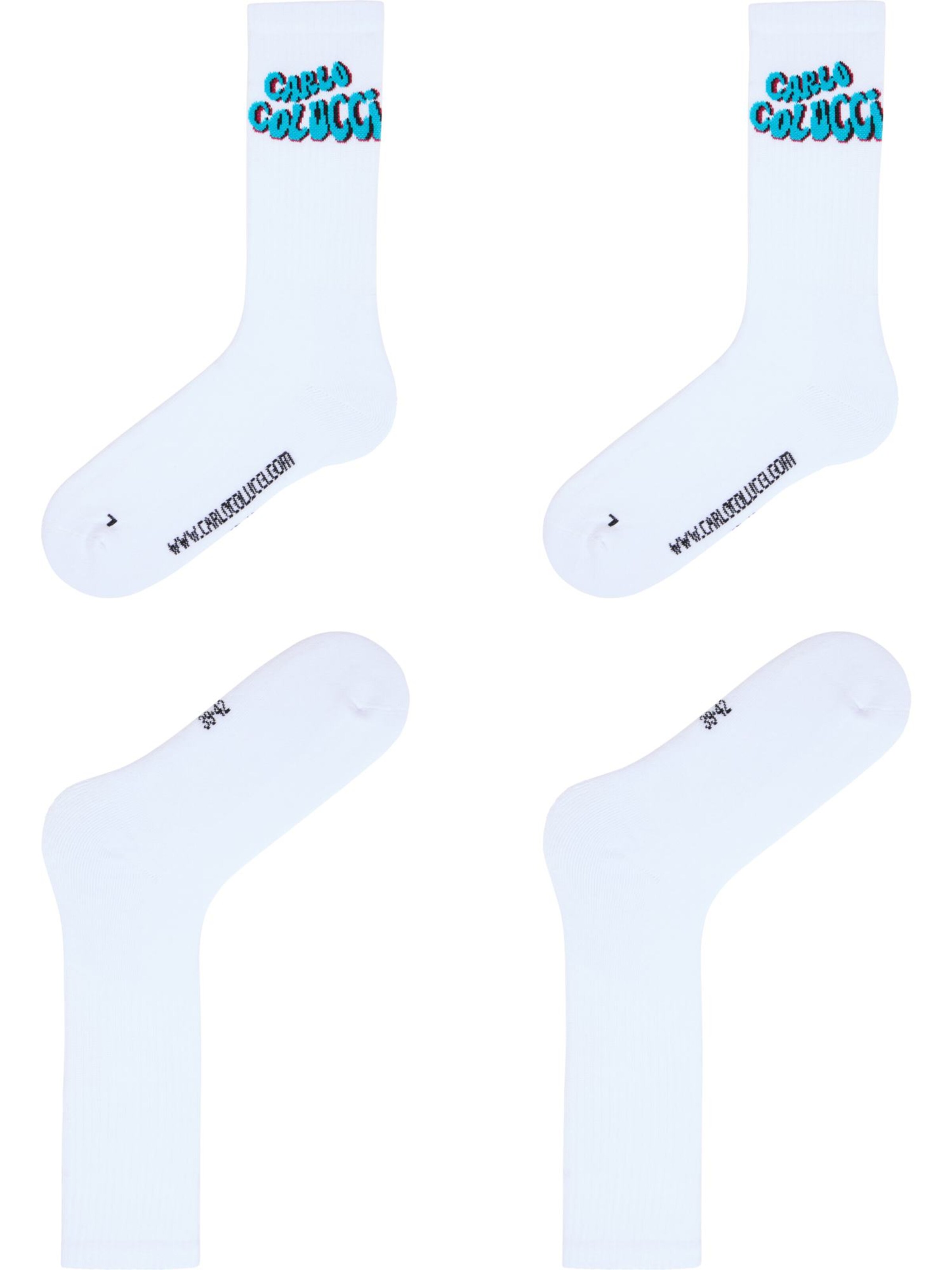 Carlo Colucci Socken ' Diaz ' in Weiß