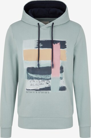 Sweat-shirt TOM TAILOR en bleu : devant