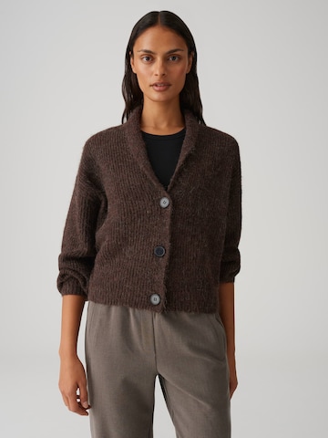 OPUS Kardigán 'Dusena' - barna: elől