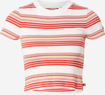 Superdry T-shirt 'VINTAGE' i vit: framsida