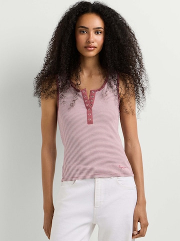 Pepe Jeans Top in Roze: voorkant
