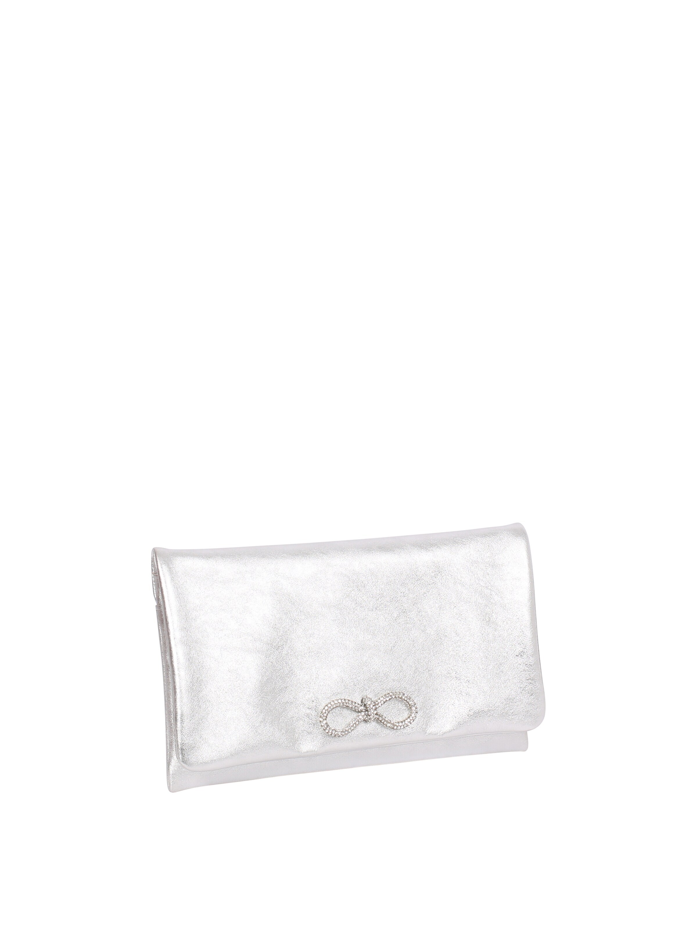 ABRO Clutch 'STRASS'‌‌‌‌ in Silber