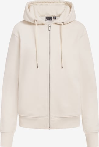 BENCH Sweatjacke in Beige: Vorderseite
