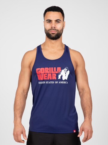 Gorilla Wear Shirt in Blauw: voorkant