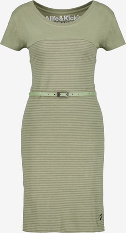 Alife and Kickin - Vestido 'ClarinaAK' em verde: frente