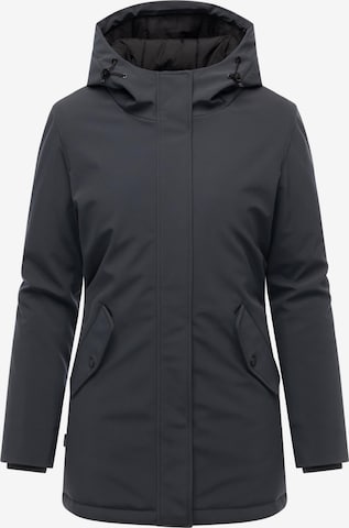 Ragwear Wintermantel 'Navanuti' in Grijs: voorkant
