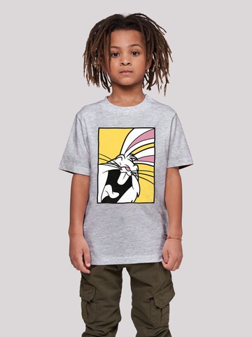 T-Shirt 'Looney Tunes Bugs Bunny Laughing' F4NT4STIC en gris : devant