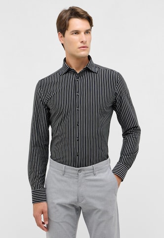 ETERNA Slim Fit Businesshemd in Grau: Vorderseite