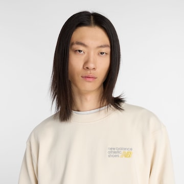 new balance Sweatshirt 'Athletics Premium' in Wit