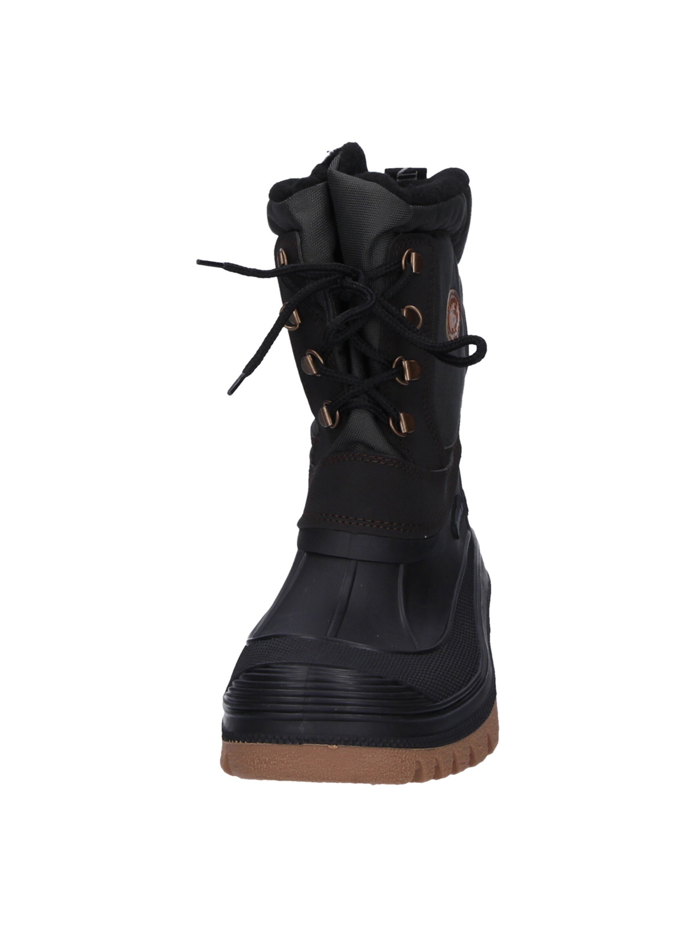 Spirale Snow Boots 'Winterstiefel Pilgrim gefüttert' in Black