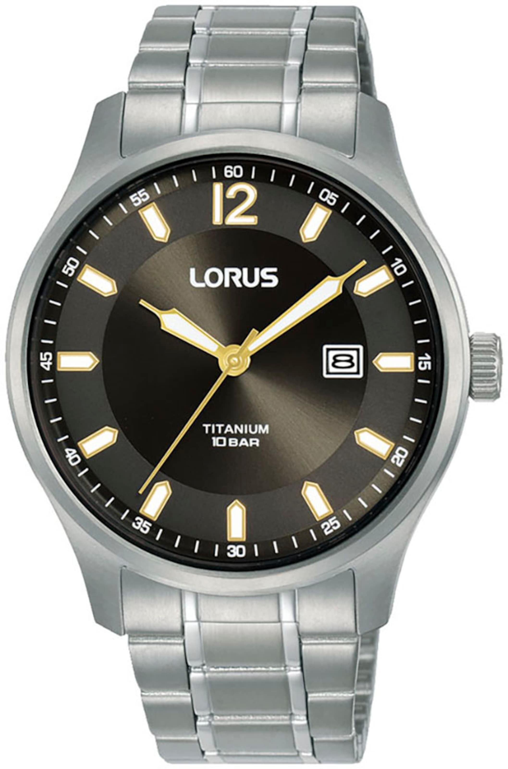 TRAVELITE Analog Watch in Silver: front