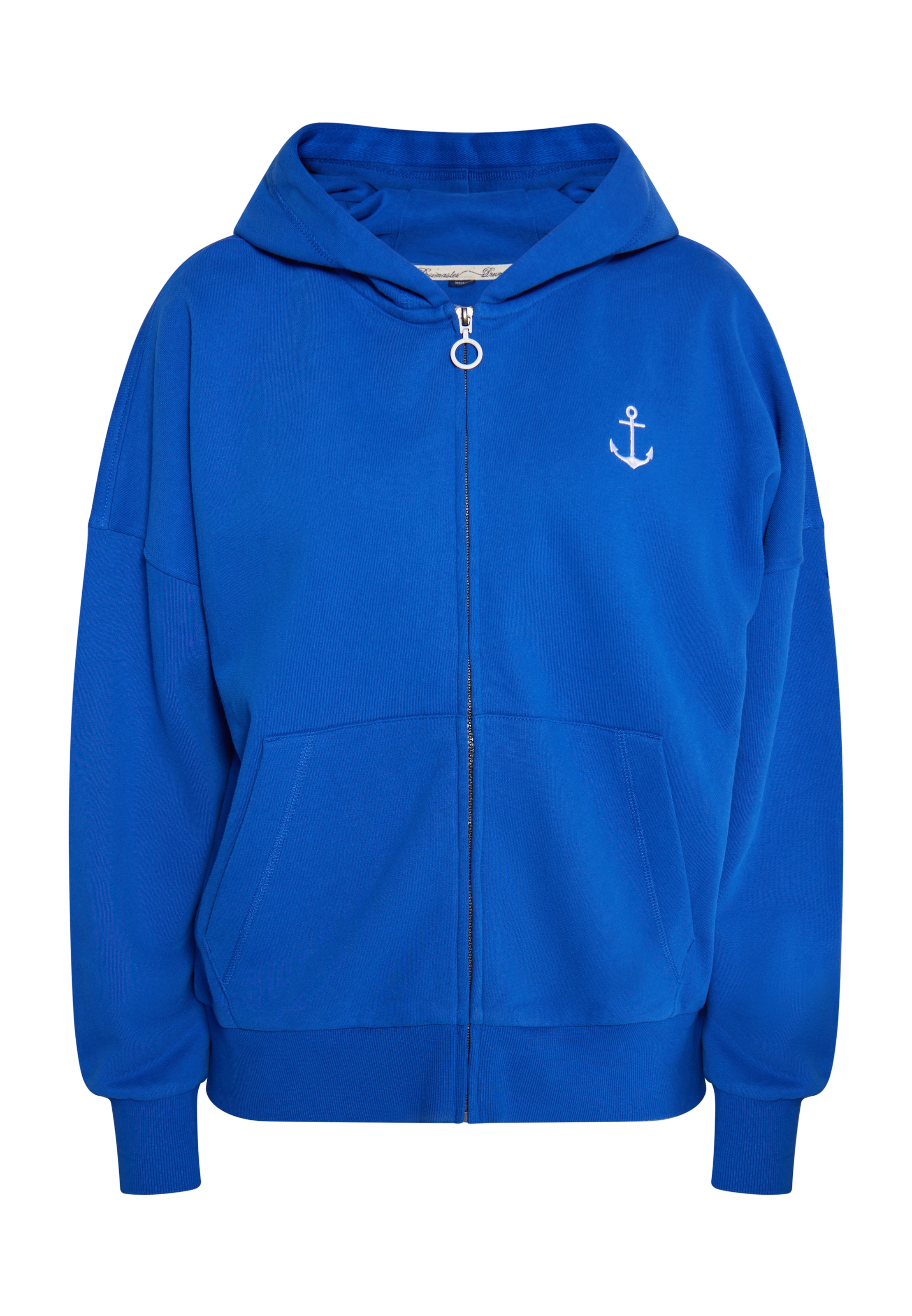 DreiMaster Maritim - Sudadera con cremallera 'Kilata' en azul: frente
