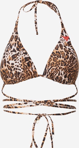 GUESS Bikiniöverdel i brun: framsida