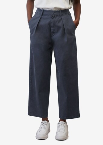 Marc O'Polo DENIM Loosefit Chino in Blauw: voorkant