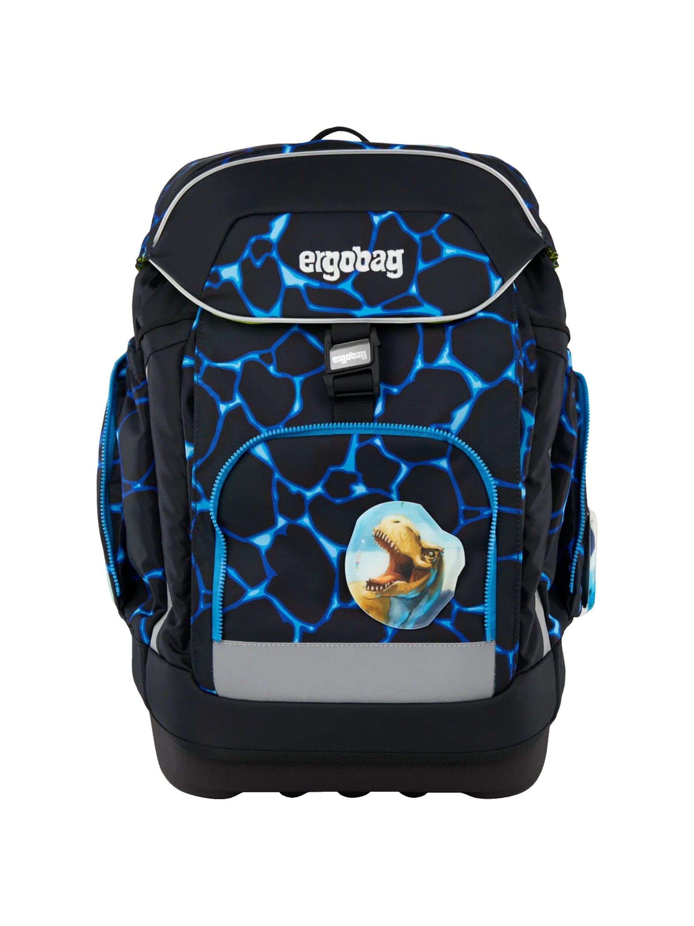 ergobag Backpack 'Schulranzen-Set maxi Set' in Blue