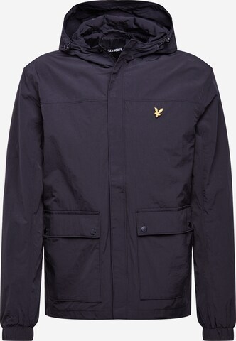 Lyle & Scott - Chaqueta de entretiempo en negro: frente