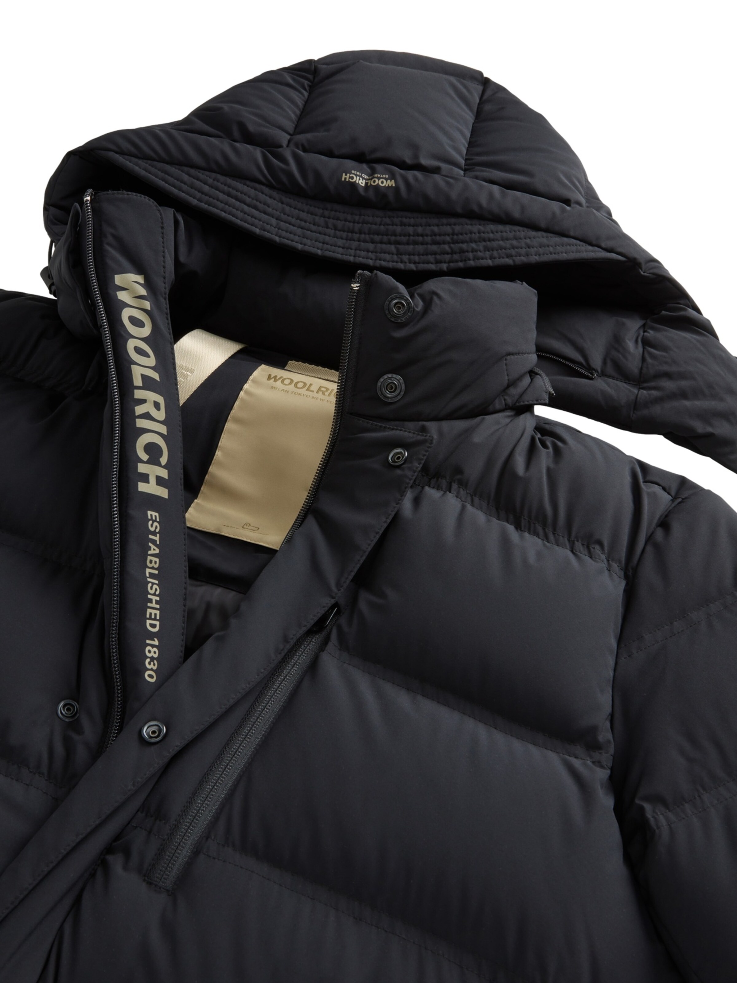 Woolrich Mantel in Schwarz
