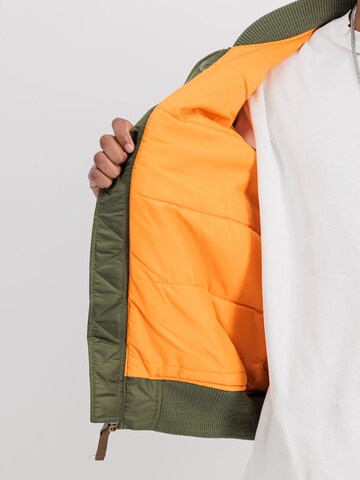 ALPHA INDUSTRIES Übergangsjacke 'MA-1 VF 59 Long'‌‌‌‌ in Grün