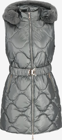 Gilet faina en vert : devant