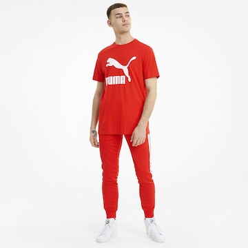PUMA T-shirt 'Classics' i röd