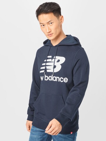 new balance Sweatshirt in Blue: front